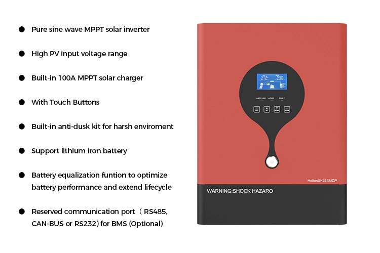 5500W Solar Inverter 120V-450V off Grid Solar Inverter MPPT Pure Sign Wave Inverter off Grid Solar Board