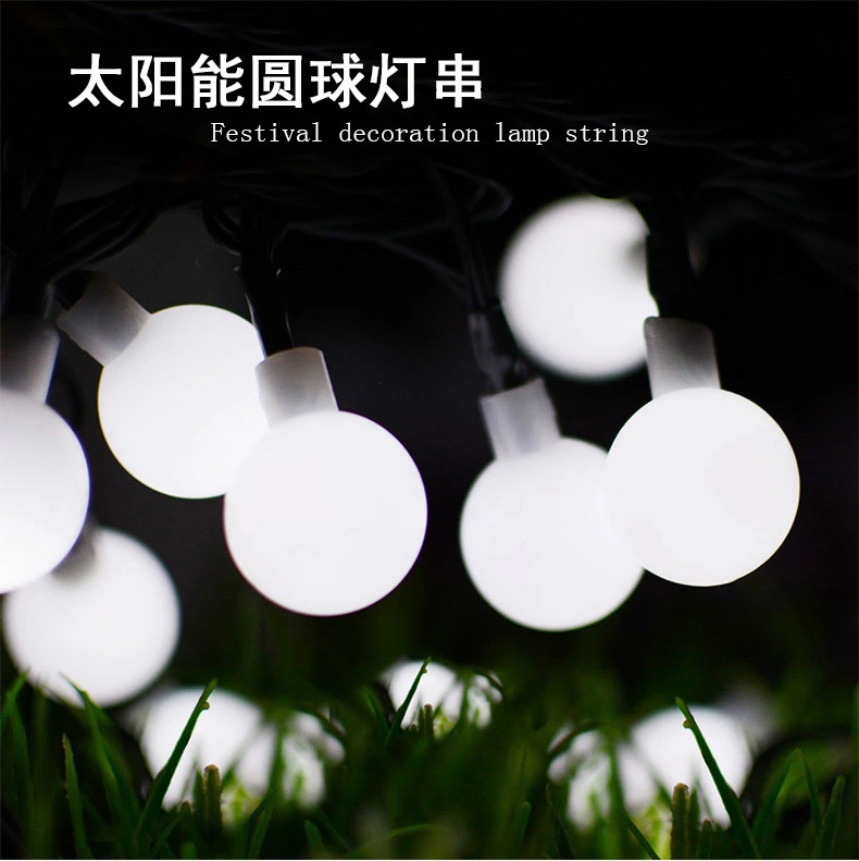 Beautiful Wedding Party Multicolorful Ground Wall Solar String Strip Decoration LED Bulb Ball Lantern Lamp Light