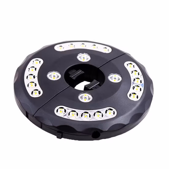 파티오 우산 조명, 파티오 우산, 캠핑 텐트 및 기타 야외 응용 분야용 무선 LED 우산 극 조명