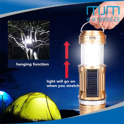 캠핑 야외 낚시 조명을 위한 태양광/DC를 갖춘 고품질 줌 LED 램프